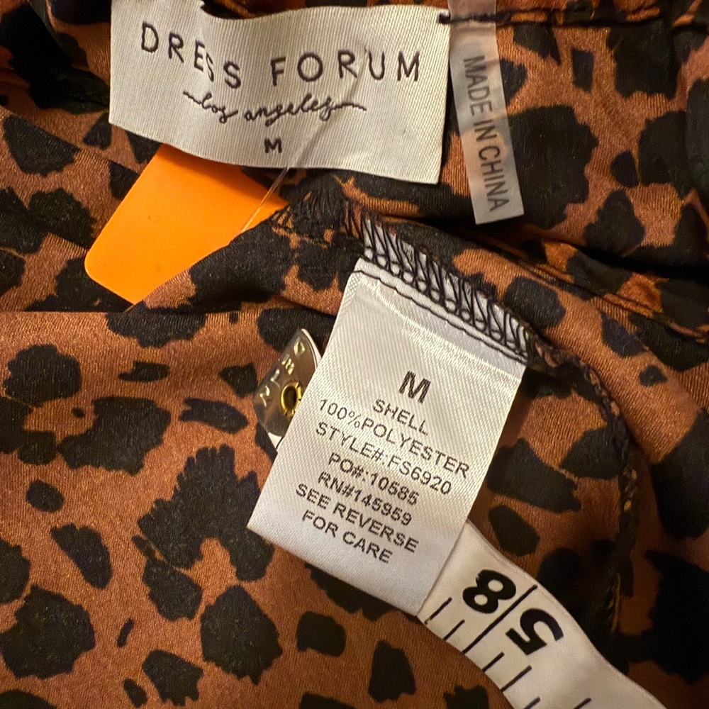 NEW Dress Forum Stylish Animal Print Midi Skirt size M - Picture 10 of 15